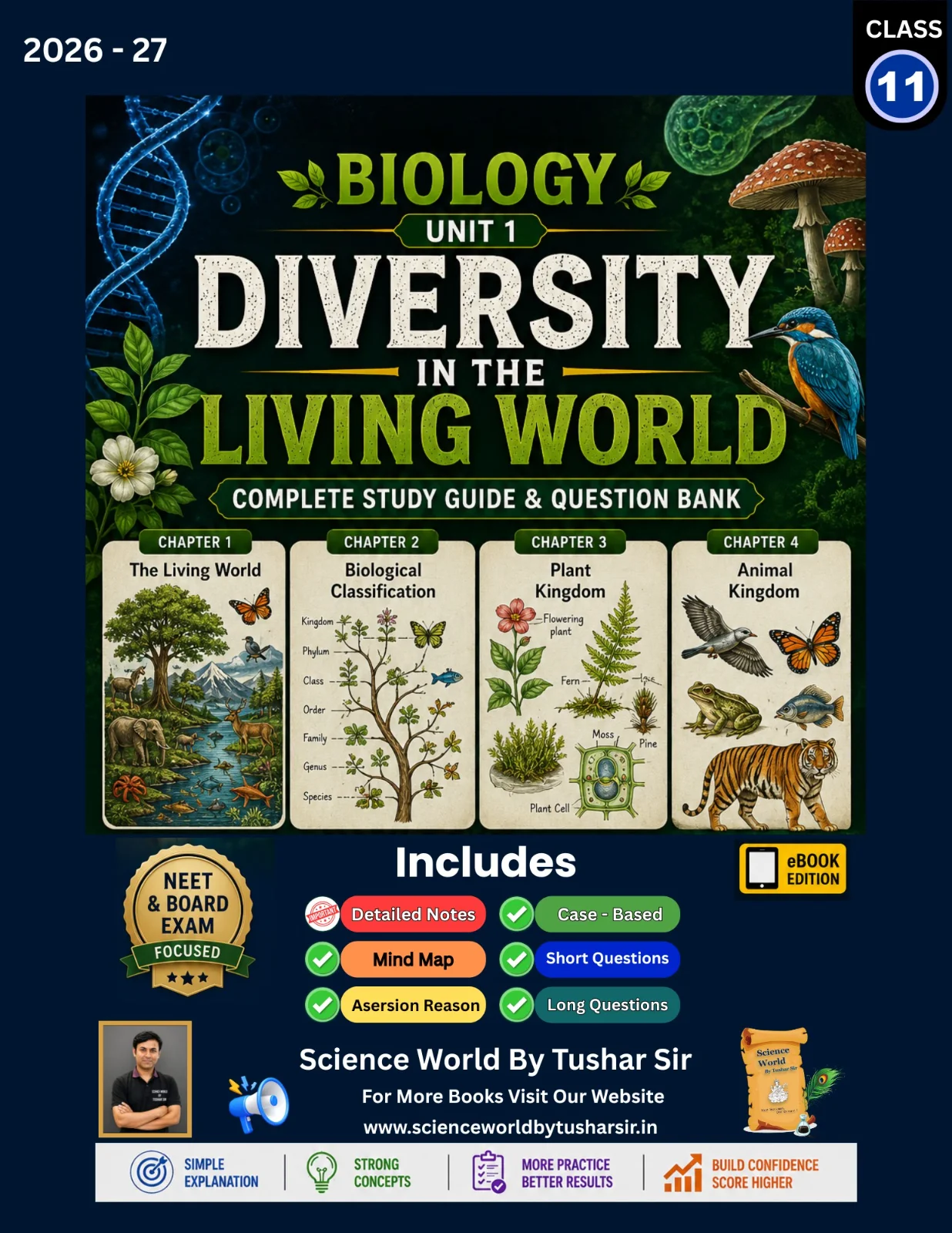 CBSE Class 11 Biology: Diversity in the Living World | Complete Unit 1 Notes & Study Guide